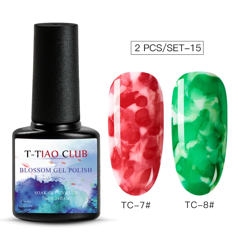 MZH04514 T-TIAO CLUB floming лак для ногтей 7 мл градиентные акварельные чернила красная фиолетовая для украшения ногтей лак для маникюра DIY Дизайн украшения - Цвет: MZH04514