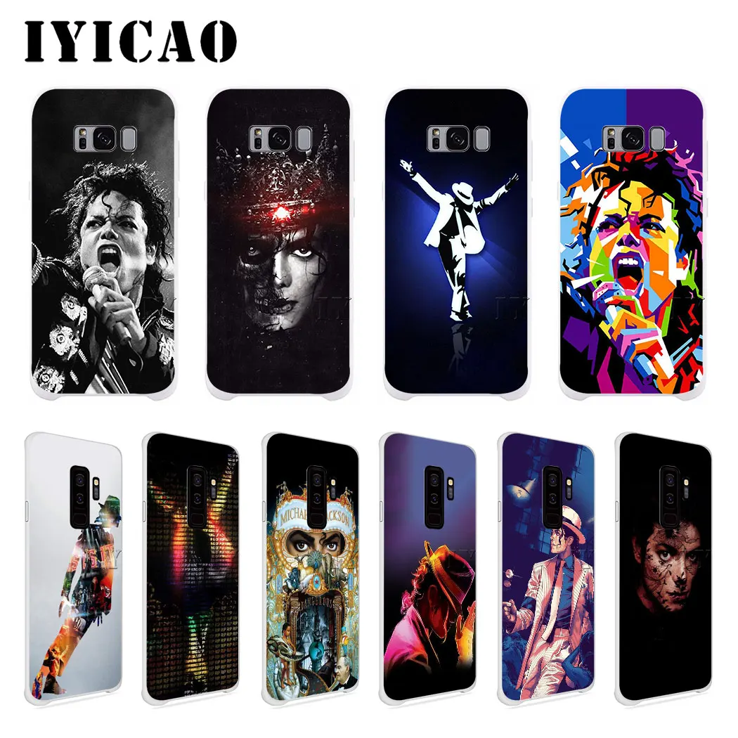 Жесткий чехол IYICAO Michael Jackson для Samsung Galaxy S10e S10 S9 S8 Plus S6 S7 Edge Note 9 8|Чехлы-накладки| |