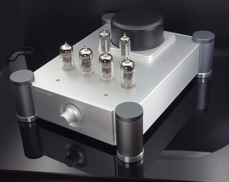 HiFi ламповый предусилитель см Wada Shigeho Классическая схема 12AX7 ECC83 + 12AU7 ECC82 улучшена