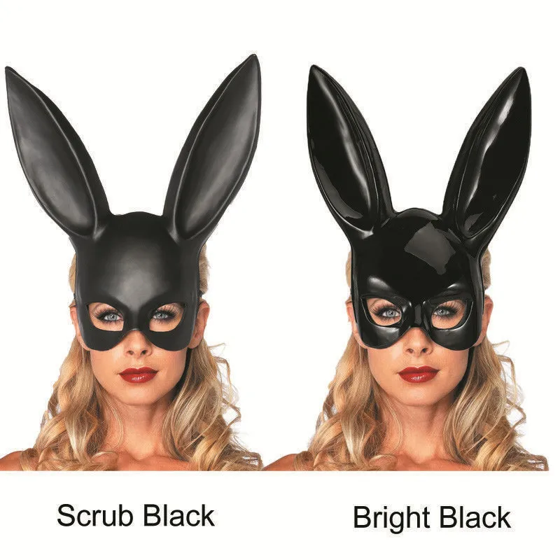 Женская маска на Хэллоуин, маска кролика с длинными ушами, маскарадный костюм для вечеринки, нарядное платье, декоративные маски