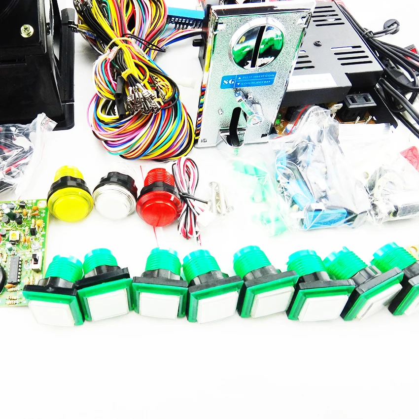 Набор игровых аркадных игр сделай сам игровой набор с 7X печатной платой Coinhopper