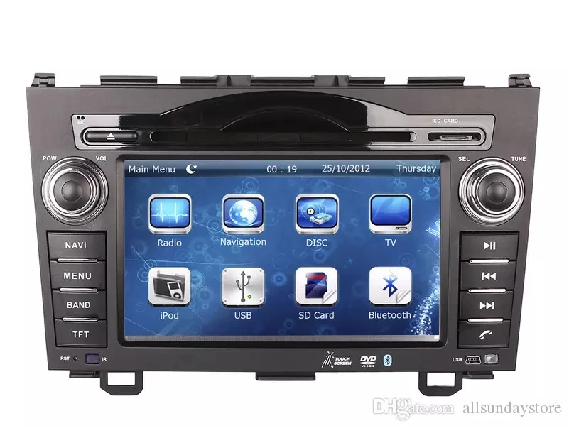 8 &quotавтомобильный DVD плеер с GPS (опционально) BT аудио Радио стерео головное