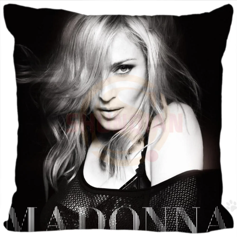 Свежеприбывшие розетки из современного Подушка наволочки с Мадонной на молнии (с