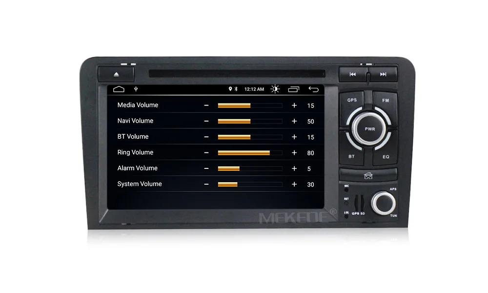 2DIN HD 1024*600 Android 9,1 автомобильный DVD плеер радио gps Navi для AUDI A3 S3 2003 2004 2005 2006 2007 2008 2009 2010 2011 WI-FI RDS
