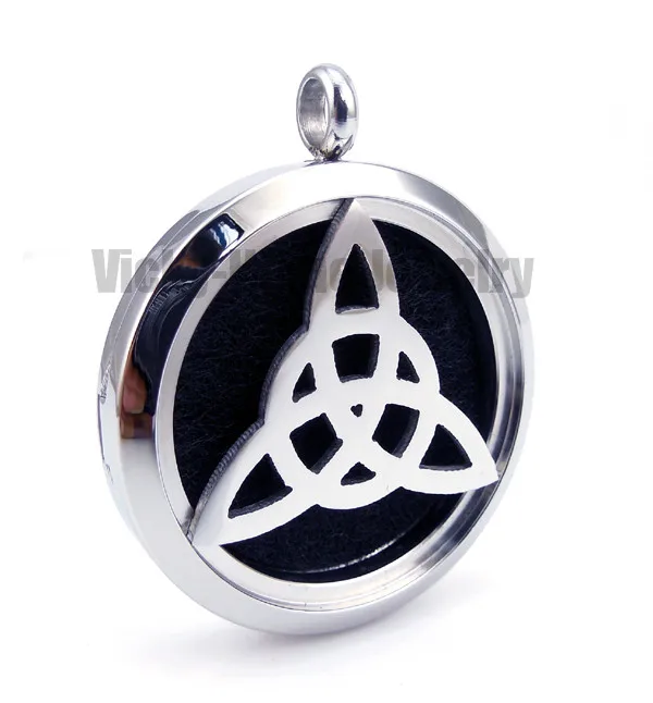 С цепочкой подарок троица эфирные диффузорный медальон с маслами Ароматерапия