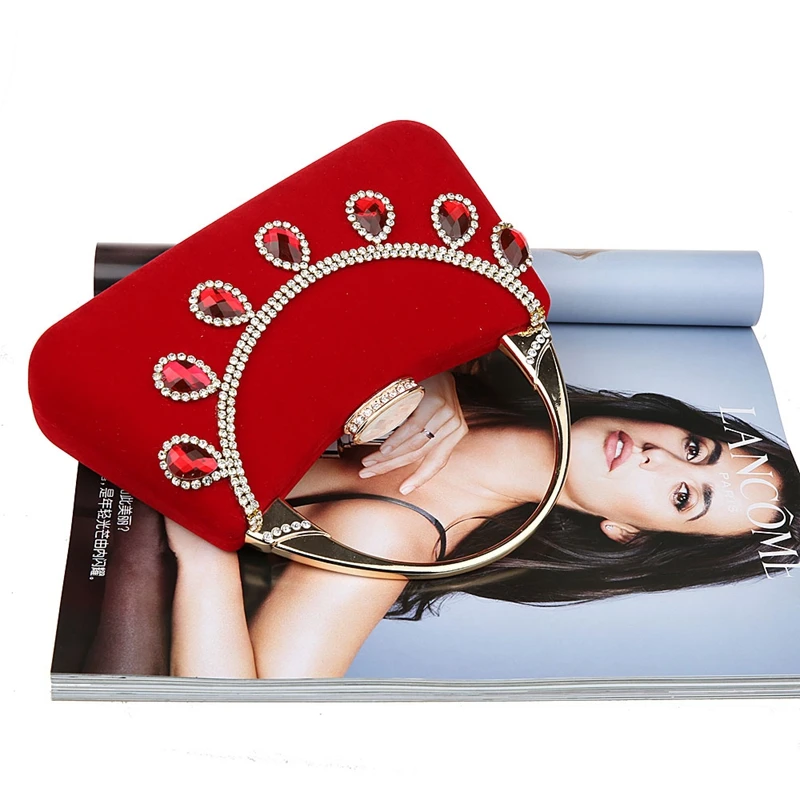 Хит 2016 благородная красная дамская сумочка для банкета клатч вечерняя Женская