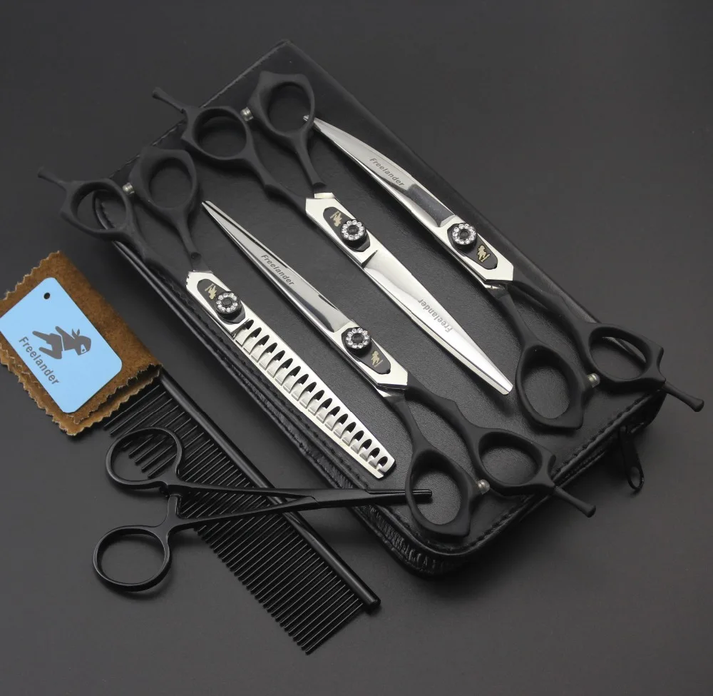 Высококачественные роскошные ножницы для груминга собак 7 дюймов стрижки