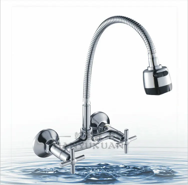 Лучший продаваемый модный высокий серый умывальник душевой кран с двойной ручкой из латуни тело автоматический кран на раковину.