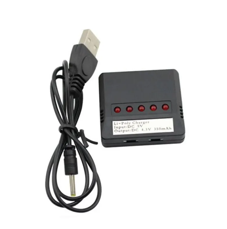 3 7 V Lipo аккумулятор 5 в 1 зарядное устройство для Syma X5 X5C X5SC Hubsan пусковые Пуансоны