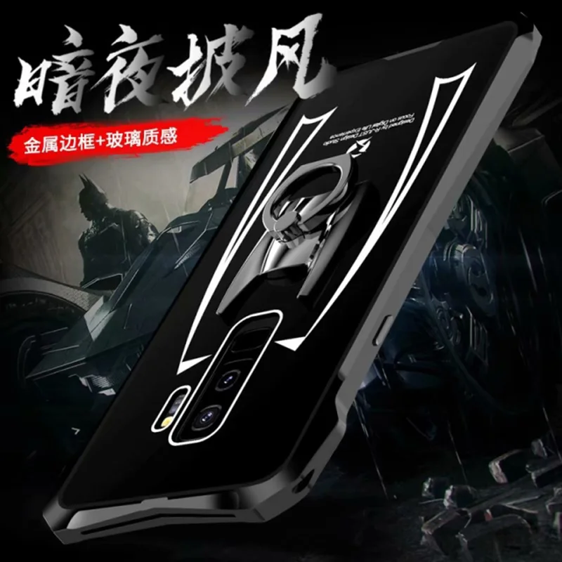 R-just back panel glass aluminum bumper metal shell set for Samsung Galaxy S9 hero cloak S9PLUS |