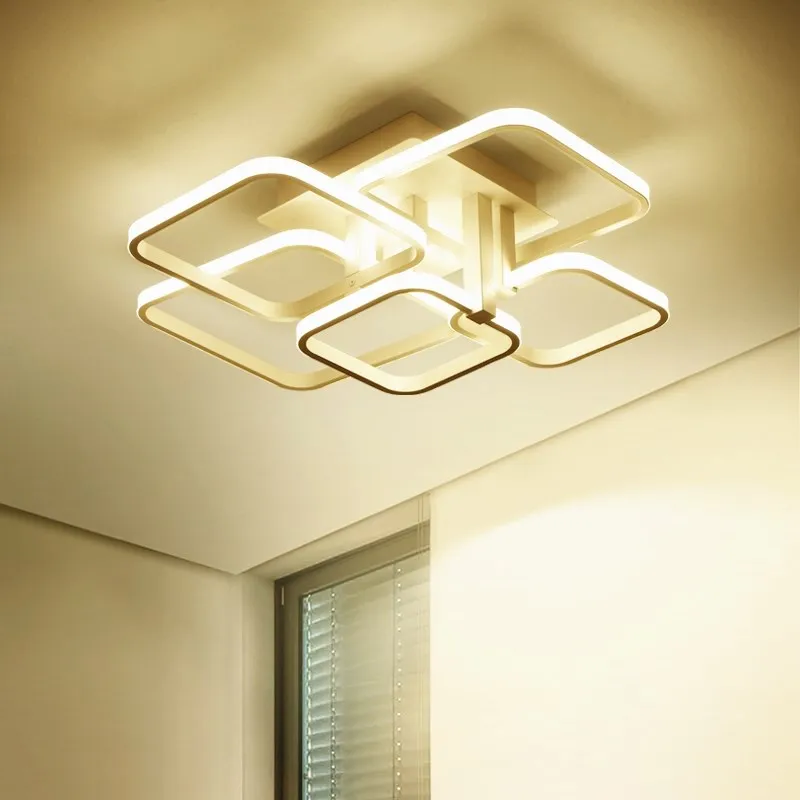 Living room lights simple modern acrylic and silica gal led ceiling lamp Nordic lighting creative romantic warm | Освещение