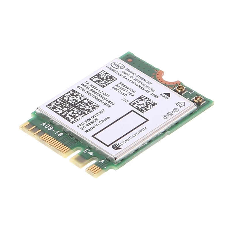 Intel Dual Band Bluetooth Wireless-AC 3165 BT4.0 2 4G/5G 433M форм-фактор следующего поколения NGW сетевая