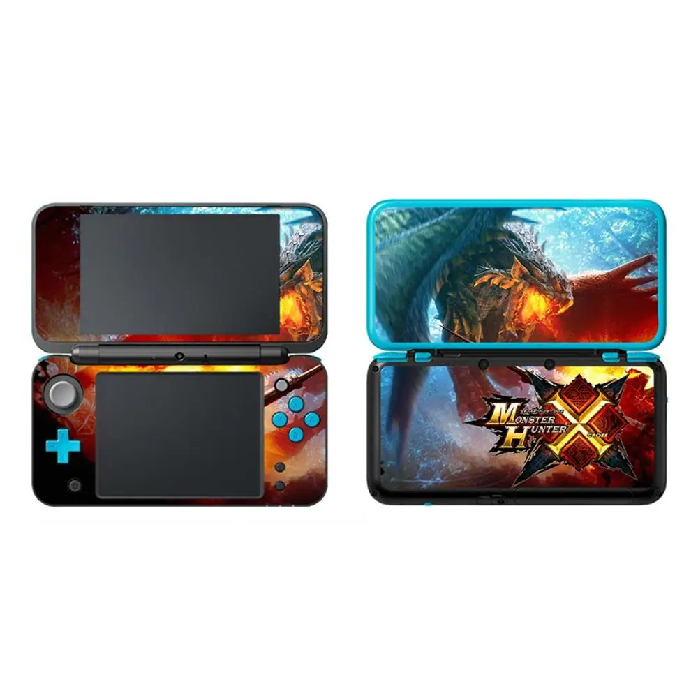 Игровые аксессуары с 2DSLL0016 виниловой обложкой наклейки кожи наклейка для nintendo New 2DS XL/LL - Цвет: Розово-красный