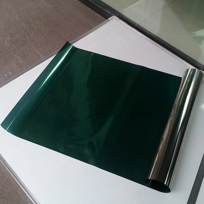 Солнечный светоотражающие декоративные оконные пленки 60x100 см зеленый зеркало