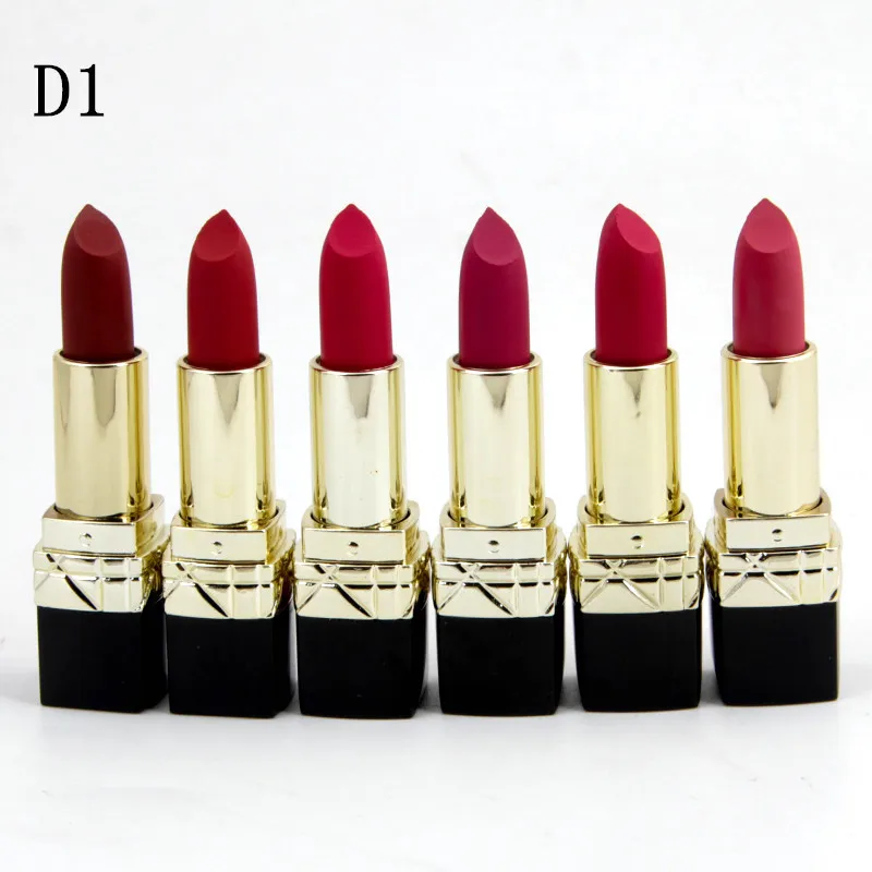 

24PCS/LOT Miss Rose Natural Lipstick Waterproof Makeup Lip Matte Lip Stick Cosmetics Sexy Red Lip Tint Nude Lipstick Matte Batom
