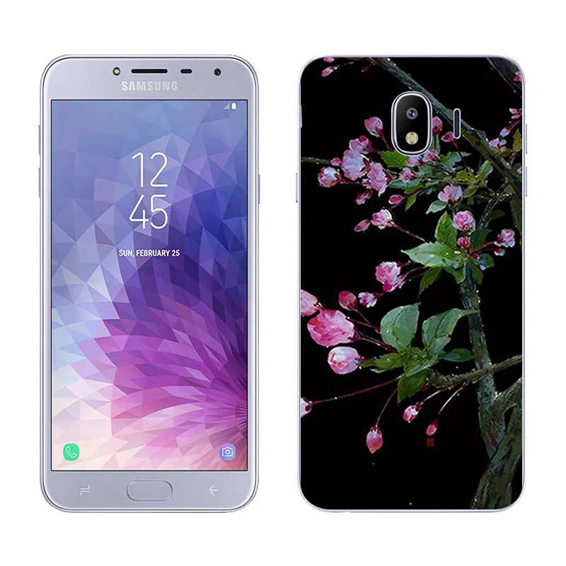 04 Чехол для samsung Galaxy J4 EU чехол s Мягкий ТПУ силиконовый чехол с рисунком бобы для J400 SM-J400F чехол для телефона s Матовый чехол - Цвет: 04