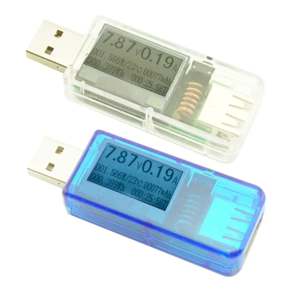 Portable 12 in 1 USB Tester DC Digital Voltmeter Voltagecurrent Meter Ammeter Detector Power Bank Charger Indicator | Инструменты