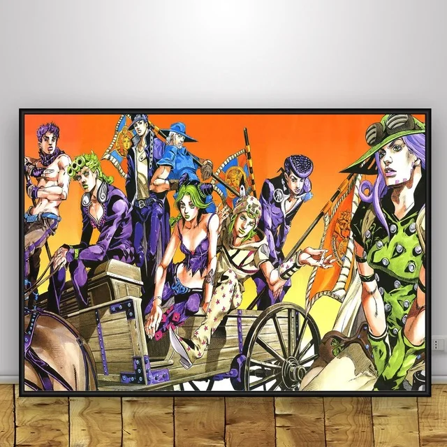 Аниме DIY алмазная живопись JoJo S причудливый приключенческий постер вышивка картина полный квадратный Набор для вышивки крестом мозаика настенная палка - Цвет: Diamond BYBY2719