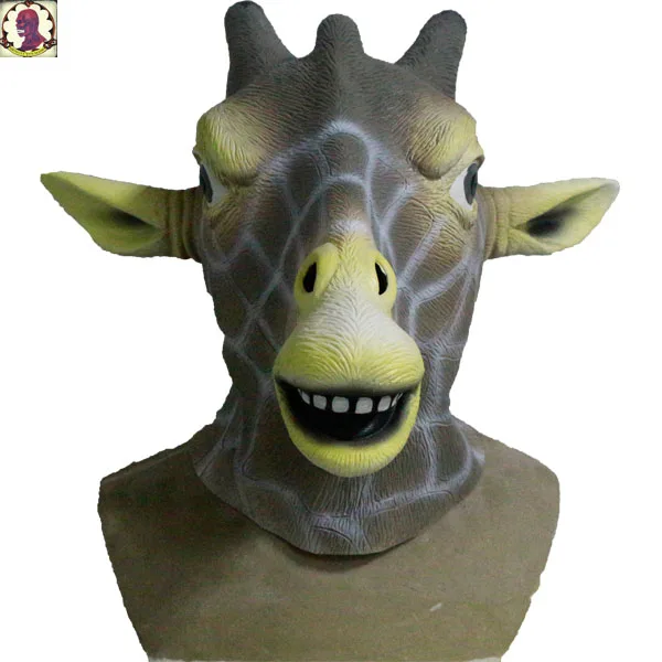 

Halloween Costumes Adult Carnival Party Masquerade Supplies Christmas Deer Mask Latex Animal Head Face Deer Masks
