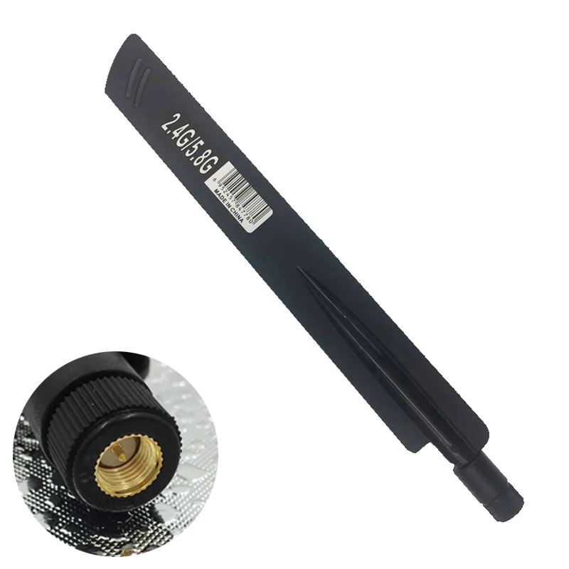Black inner needle 1 шт 2,4 ghz 5ghz 5,8 ghz с высоким коэффициентом усиления 8dbi AP беспроводная сеть wifi антенна черная антенна - Цвет: Black inner needle