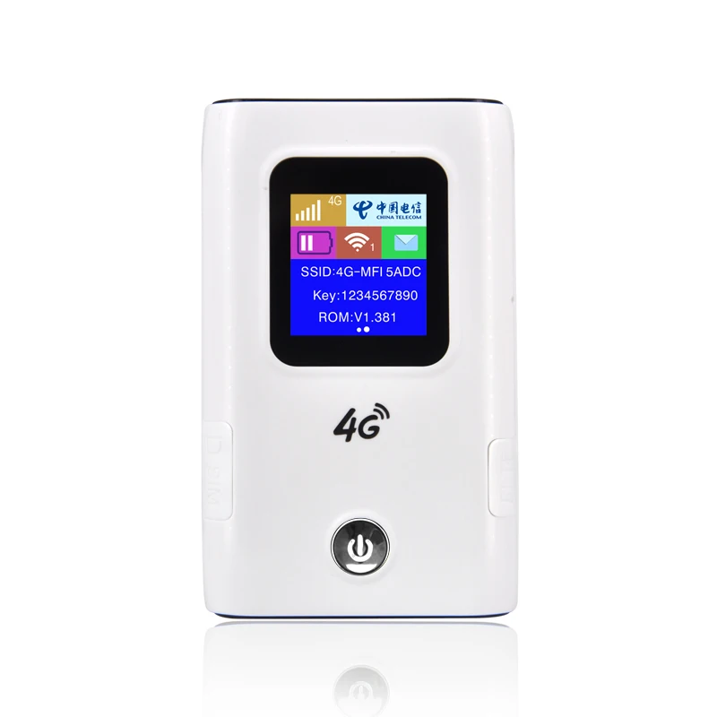 4G Wi Fi роутер со слотом для sim карты 5200 мАч Внешний аккумулятор 150 Мбит/с 3G LTE точка