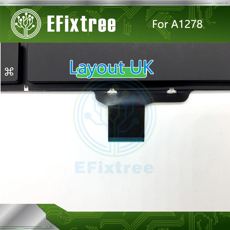 10 шт./лот A1278 раскладка Великобритании для Macbook Pro 13 &quotзамена клавиатуры 2009 2010 2011