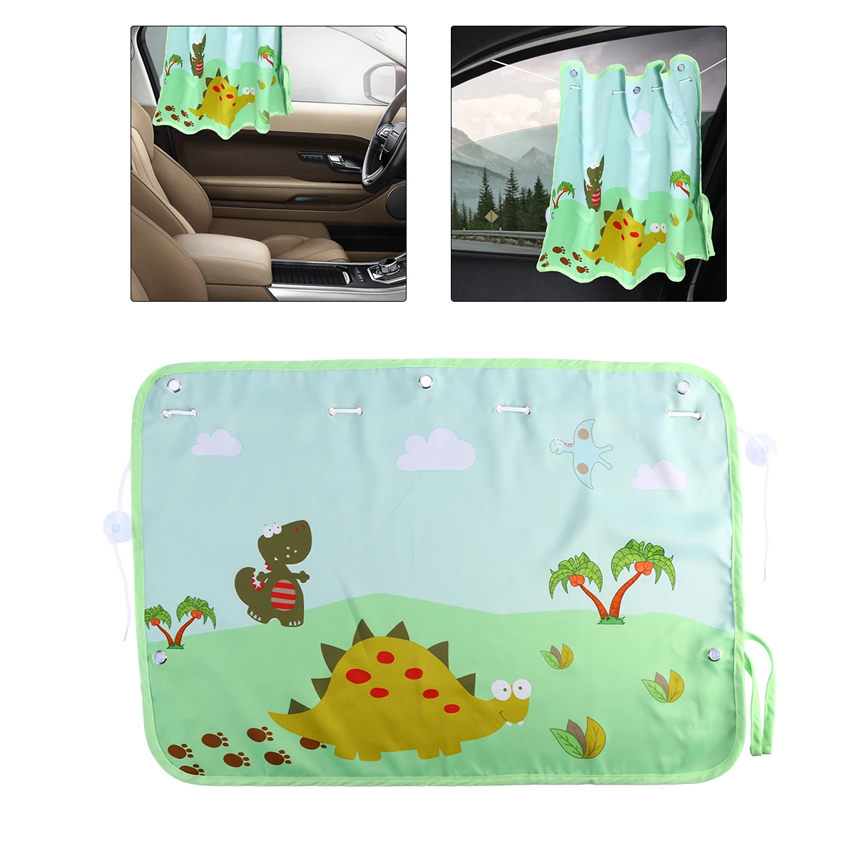 Cartoon Car Window Sun Shade Auto Suction Cup Sunshades Protector Block Damaging UV Rays for Kids Child Pets |