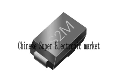10 шт. диод выпрямителя S2M SMT 1000 В 2 А SMB|100 pcs|10 pcs |
