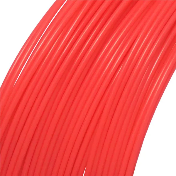 Флуоресцентный красный 10 м x 24 цвета PLA 3D печатный материал 3D Ручка нить PLA 1,75 мм пластиковые пополнения для 3D Impresora чертежный принтер Ручка Pecil - Цвет: Флуоресцентный красный