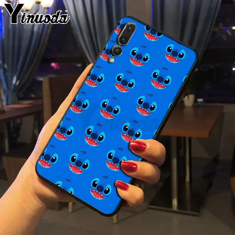 Yinuoda lilo stich ohana Модный чехол для телефона Huawei P20pro mate10lite p9 p10plus honor 8x 7A nova3i mate20lite funda |