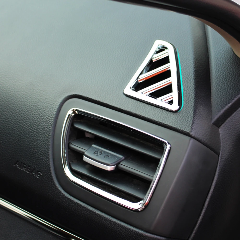 6 шт./компл. автомобильный Стайлинг ABS хромированный чехол для вентиляционного