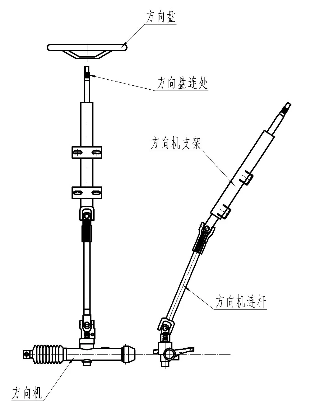 Направленное управление электромобилем рулевой механизм переключатель