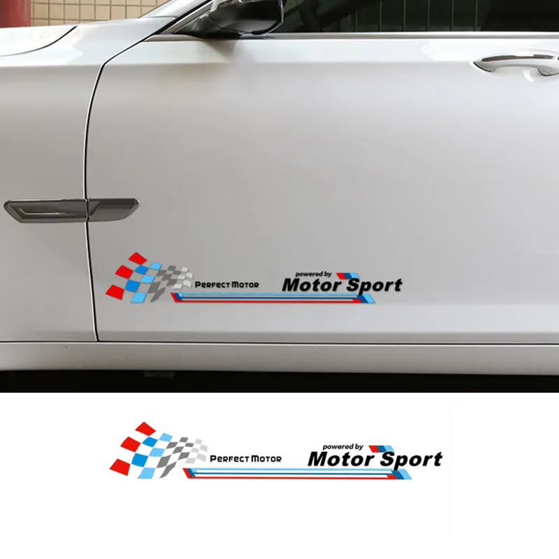 2pcs M Performance car side decoration sticker for bmw E38 E39 E46 E53 E60 E61 E64 E70 E71 E85 E87 E90 E83 F10 F20 F21 F30 F35 | Автомобили