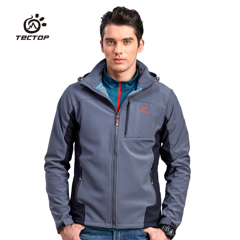 TECTOP men/women Outdoor sports Soft shell Jacket 100% Waterproof windproof keep warm outdoor/hiking/camping Jackets | Спорт и