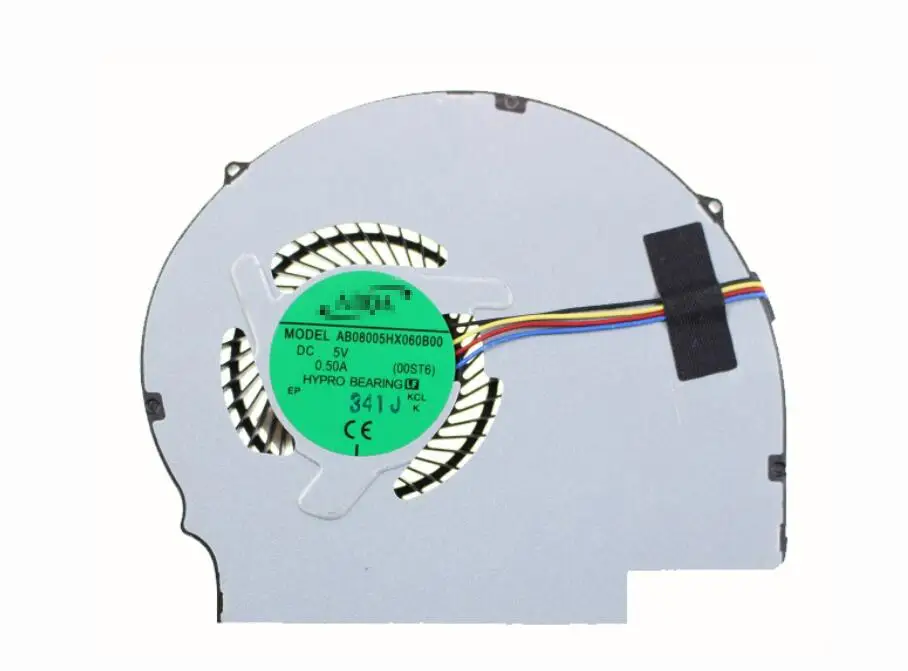 

Новый вентилятор охлаждения ЦП для Lenovo Ideapad FLEX 14 15 FLEX14 FLEX15 FLEX14D FLEX15D для ADDA AB08005HX060B00 00ST6 DC5V 0.50A 4Pin