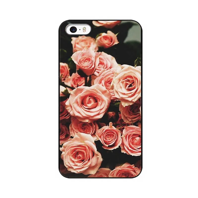 Красочный Роуз Пластиковый Защитный Мешок Чехол Для iPhone4 4S |