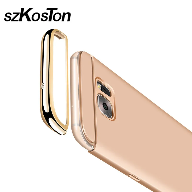 Роскошные S7 случае S7 Edge чехол Msvii для samsung Galaxy S7 S7 край ультра тонкий жесткий PC 360 полный назад крышка защитная оболочка S8 плюс
