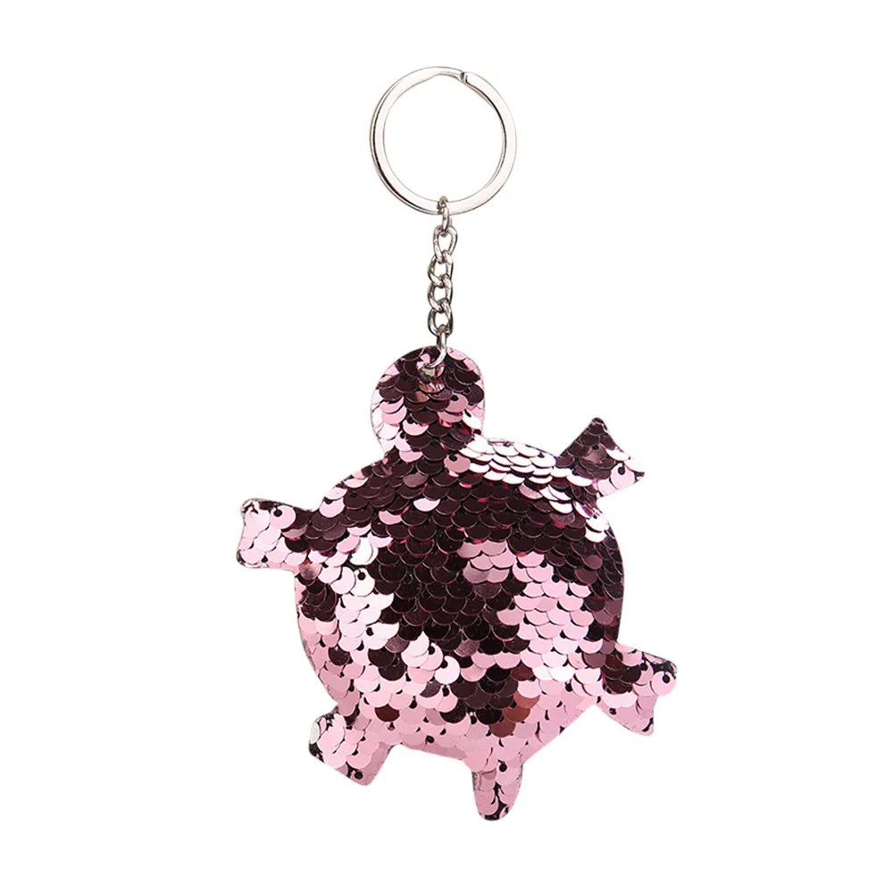 2019 новый модный брелок с блестками и черепашками Подарочный Брелок высокое