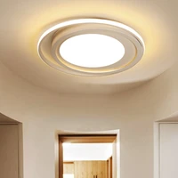 modern nordic romantic minimalist round ceiling light creative lron led art deco circle lamp fixture for living room bedroom e27