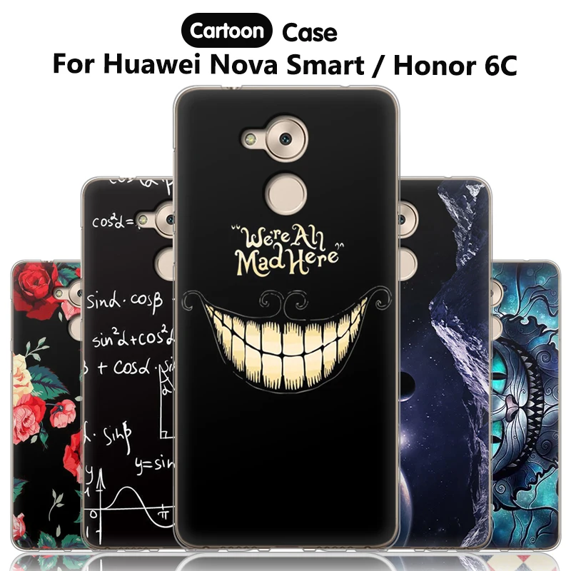 JURCHEN чехол для телефона чехол для Huawei Honor 6C силиконовый мягкий ТПУ чехол для Huawei NOVA Smart Case для Honor 6C чехол 5,0"