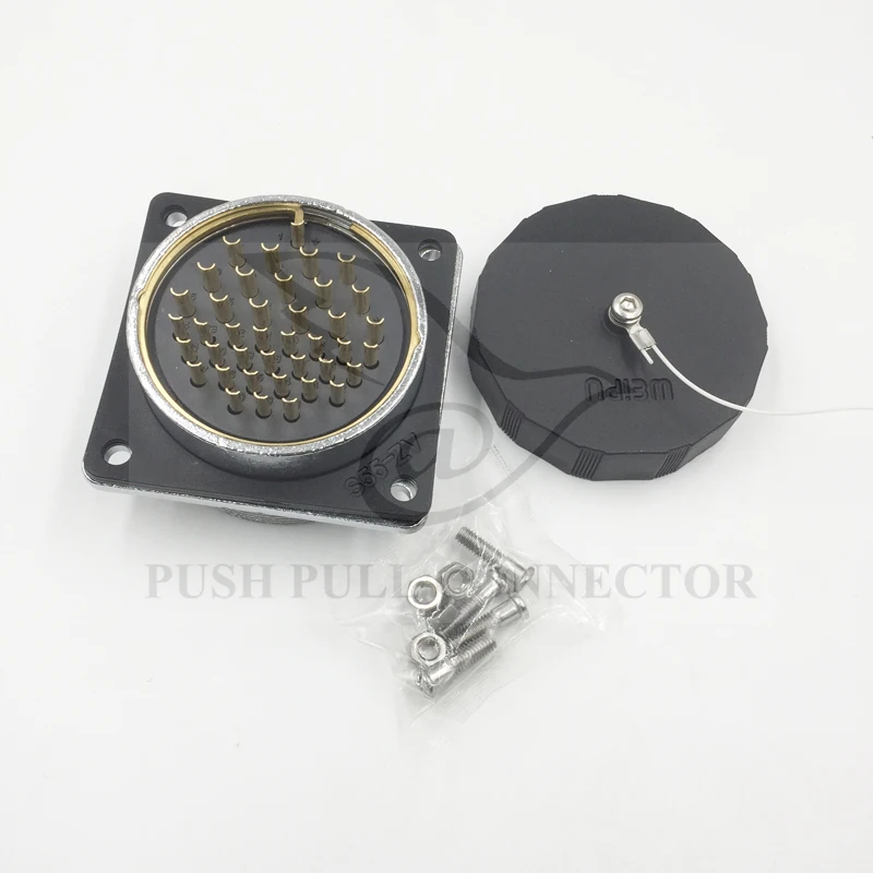 Разъем Weipu WS55 Z 4 гнезда 7 40 53 61 контактный WS55 женский квадратный фланец гнездо питания