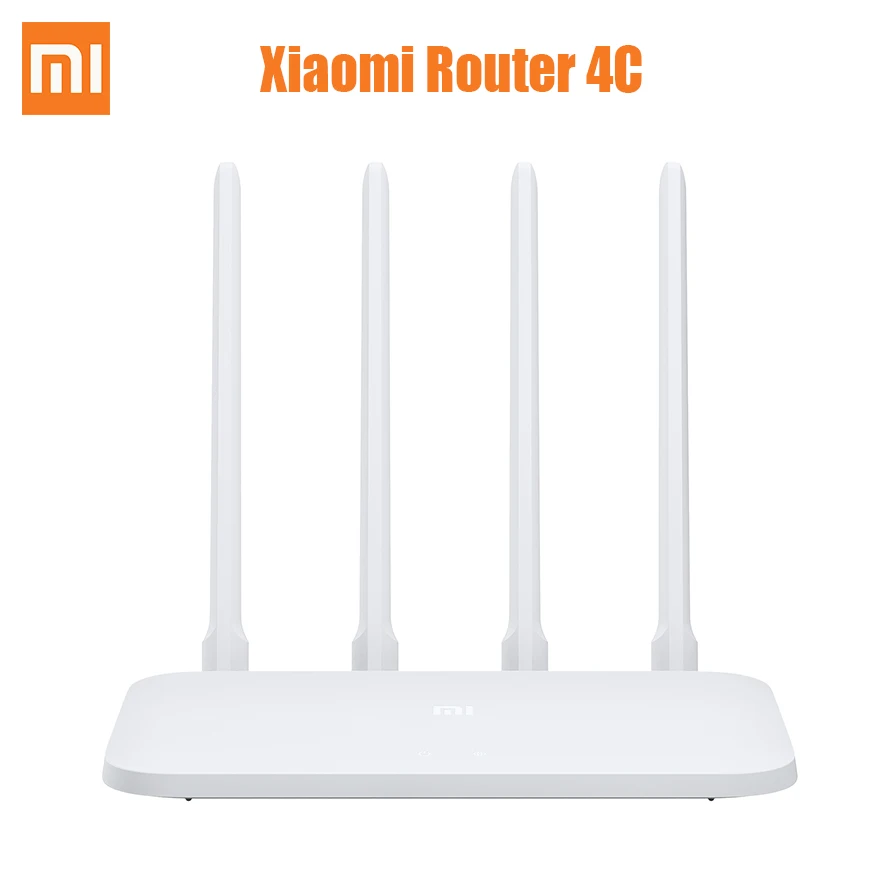 Xiaomi Mi Wi-Fi роутер 4C Wifi 64 ram 802,11 b/g/n 2,4G 300 Мбит/с 4 антенны Smart APP управление беспроводной домашний офис Замена роутера