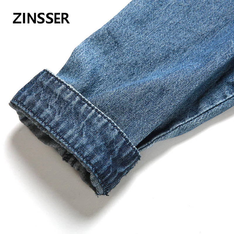 Женская джинсовая нарядная рубашка оверсайз Длинная свободная повседневная с