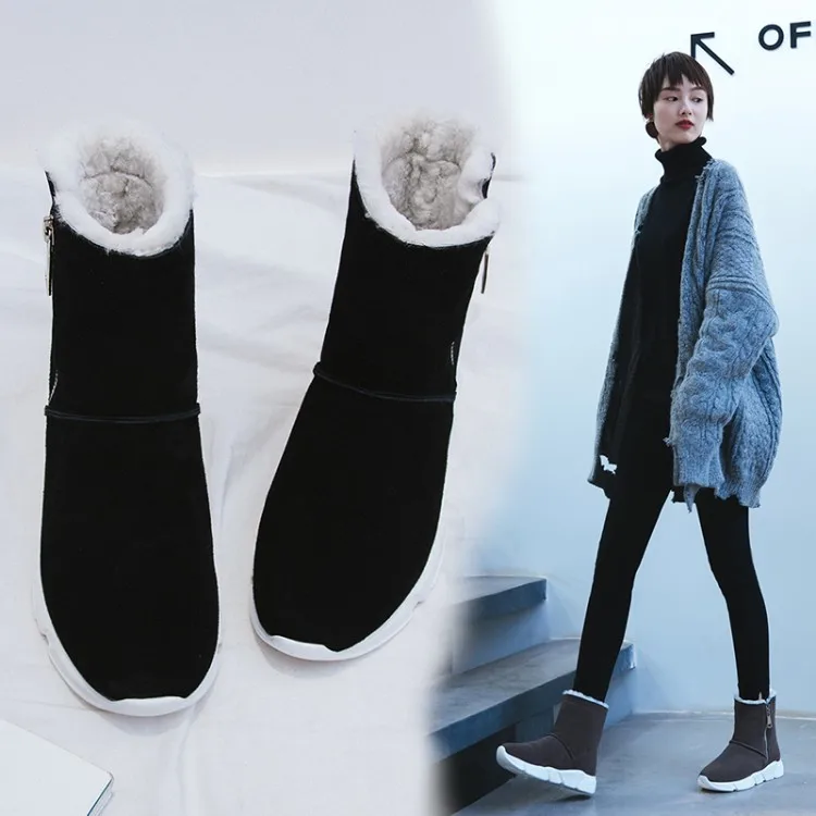 MLJUESE/2018 женские ботильоны из коровьей замши серого цвета на высоком каблуке