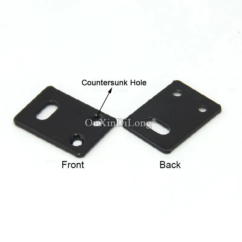 Новинка 100 шт. Металлические Прямые плоские угловые скобки мебельные