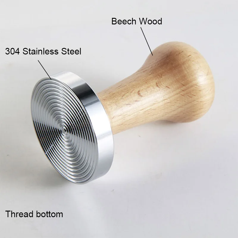 Борри эспрессо кофе тампер 58 мм нержавеющая сталь кофейная стойка для трамбовки