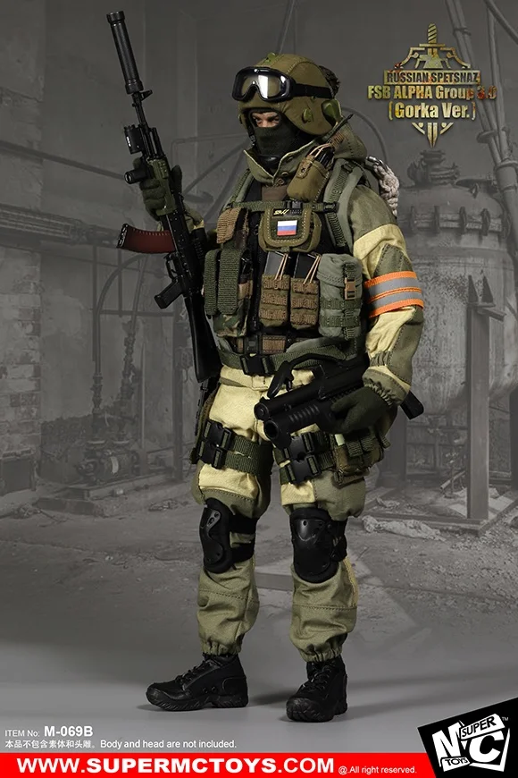 SuperMCTOYS M-069 1/6 русский спецназ FSB Alfa Group 3,0 Набор для 12 дюймовых фигурок DIY