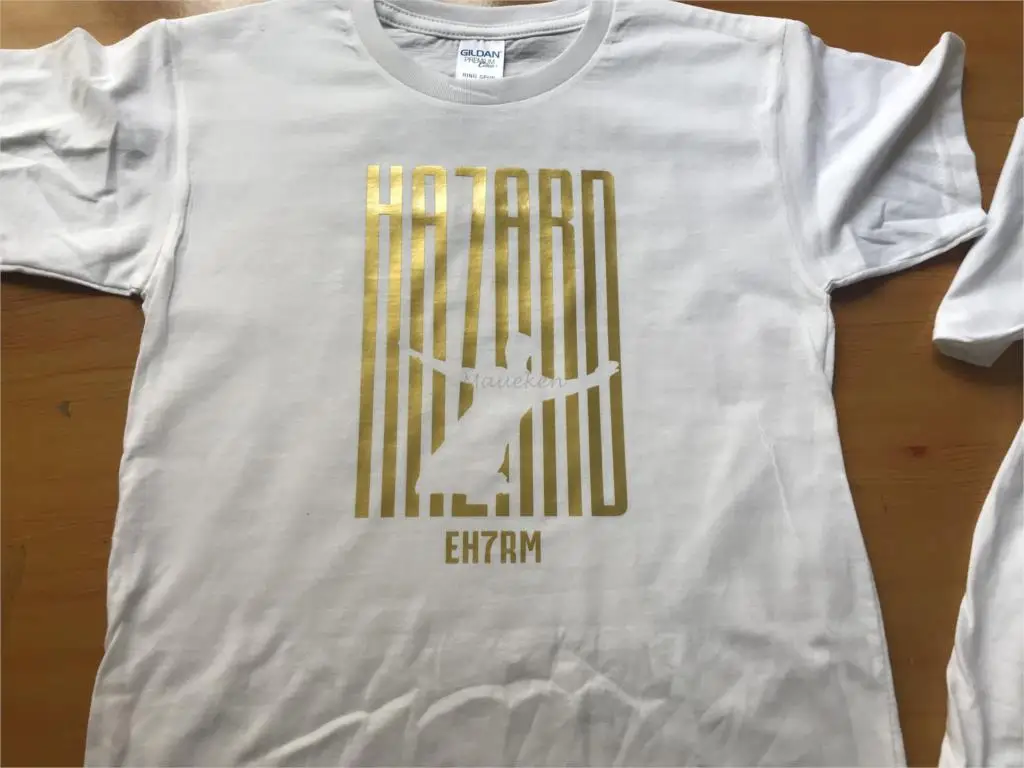 Мужская футболка hala New Мадрид King Eden Hazard 7 EH7RM одежда из Бельгии с круглым вырезом