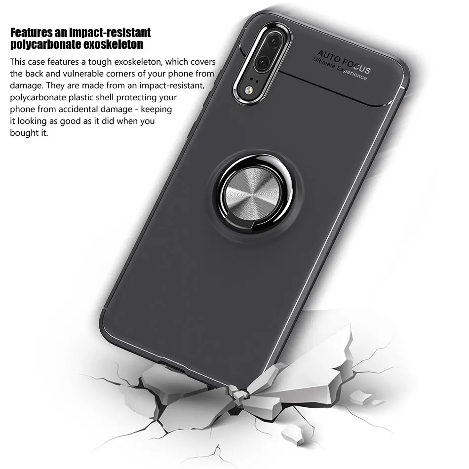 Для huawei P20 5 8 &quotДело Мягкая силиконовая задняя крышка для (EML AL00 L09 L09C l29) Металл