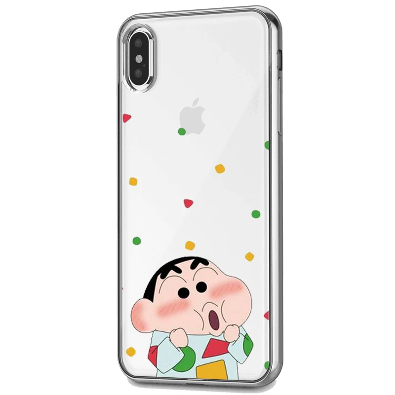 Мягкий ТПУ Стильный чехол для iphone 4S 5C XS MAX XR 6 7 8PIUS 6S PLUS 5 SE телефона Crayon Shin